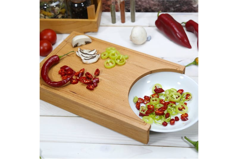 Skärbräda Board 23 cm, Trä/natur