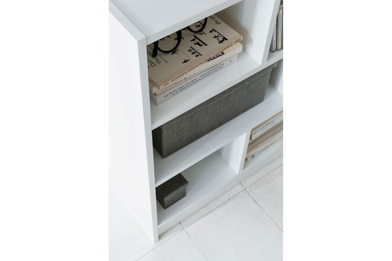 Bokhylla Wohnling Spånskiva med 8 Förvaringshyllor - Servering & matlagning - Karaff & tillbringare - Glasflaska