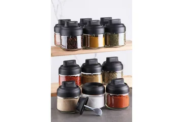 Kazuha Kryddställ - Svart - Servering & matlagning - Karaff & tillbringare - Glasflaska