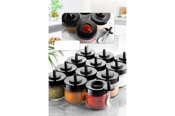 Kazuha Kryddställ - Transparent - Servering & matlagning - Karaff & tillbringare - Glasflaska