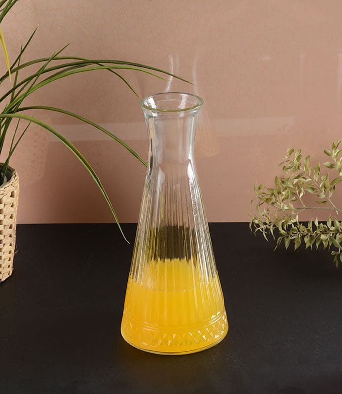 Lumor Glasflaska 12x12x29 cm - Transparent - Servering & matlagning - Karaff & tillbringare - Vattenkaraff