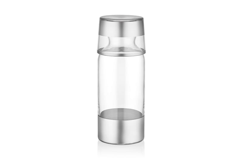Vattenkaraff - Silver - Vattenkaraff - Tillbringare glas - Burkar & flaskor