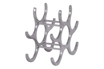 Vinställ Wohnling Aluminiumgjutning Handpolerad Plats för 6 Flaskor Modern Loft - Servering & matlagning - Karaff & tillbringare - Glasflaska