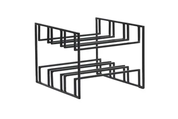 Vinställ Wohnling Pulverlackerad Metall Utrymme för 6 Flaskor Modern - Förvaring - Hylla - Förvaringshylla - Vinställ & vinhylla