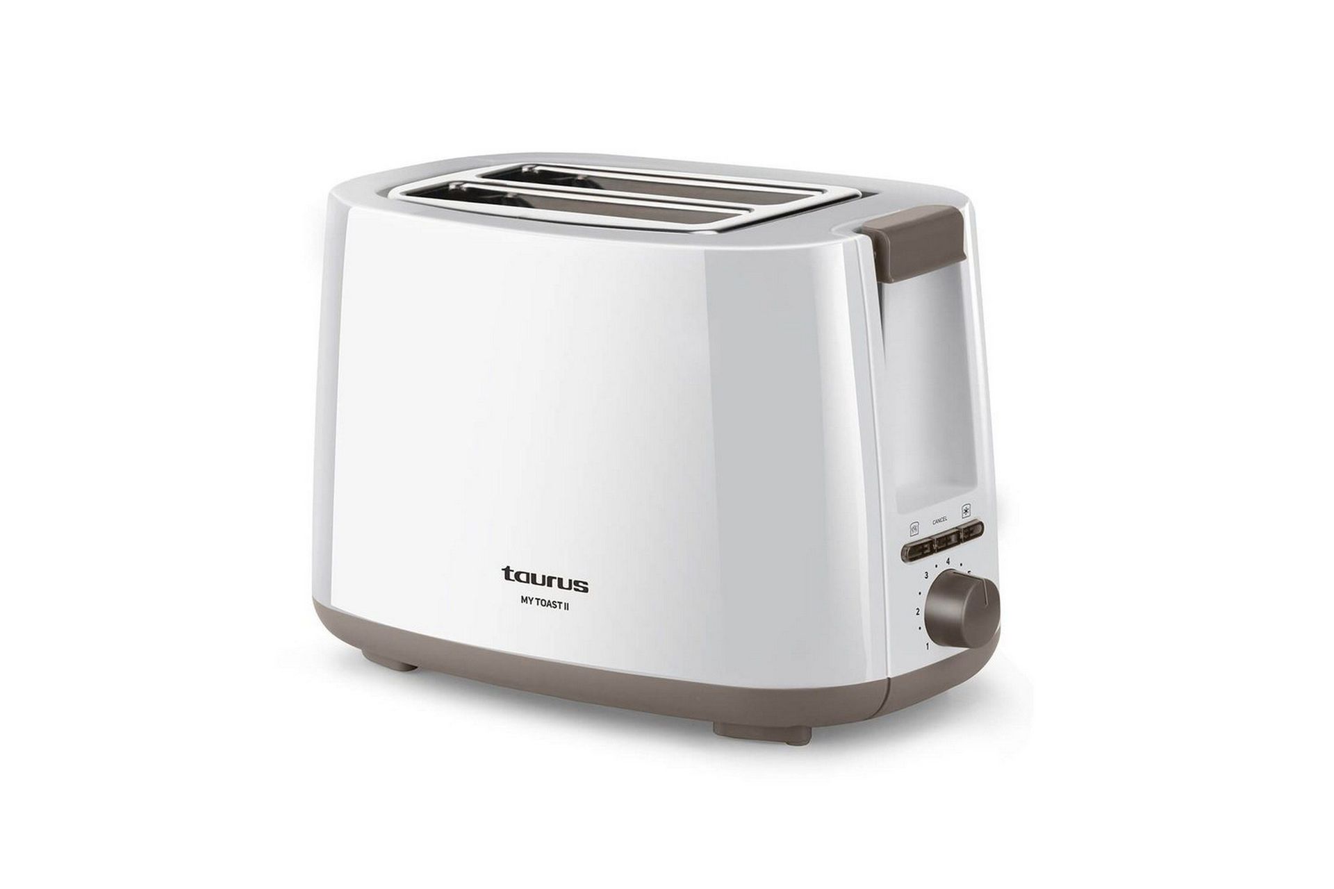 Brödrost Taurus Mytoast II 2 Fack Vit - Silver