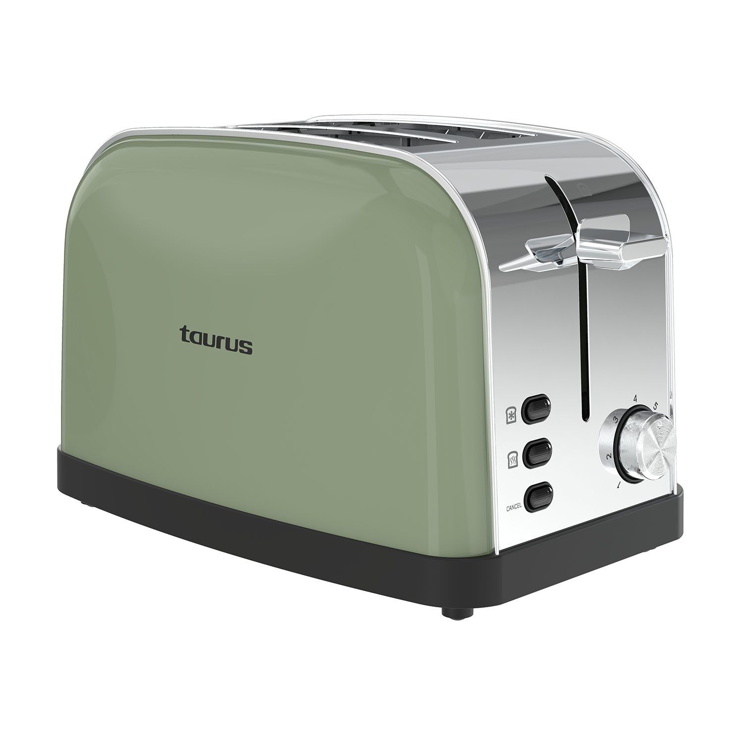 Brödrost Taurus Vintage 2 Olive Två Slotar - olive