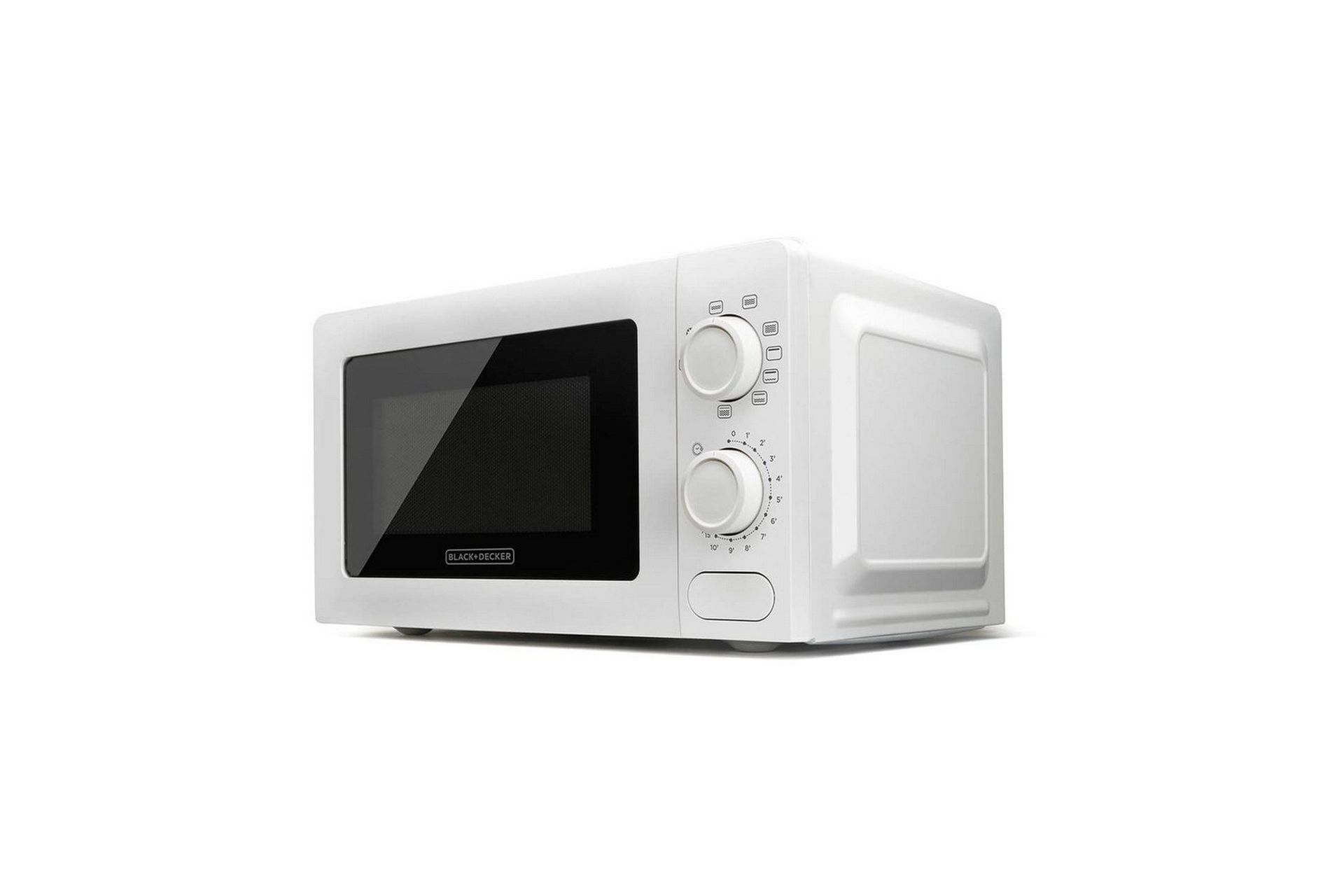 Produktfoto för Black & Decker BXMZ700E, Bänkdiskmaskin, Grillmikrovågsugn, 20 l, 700 W, Rotations-, Vit