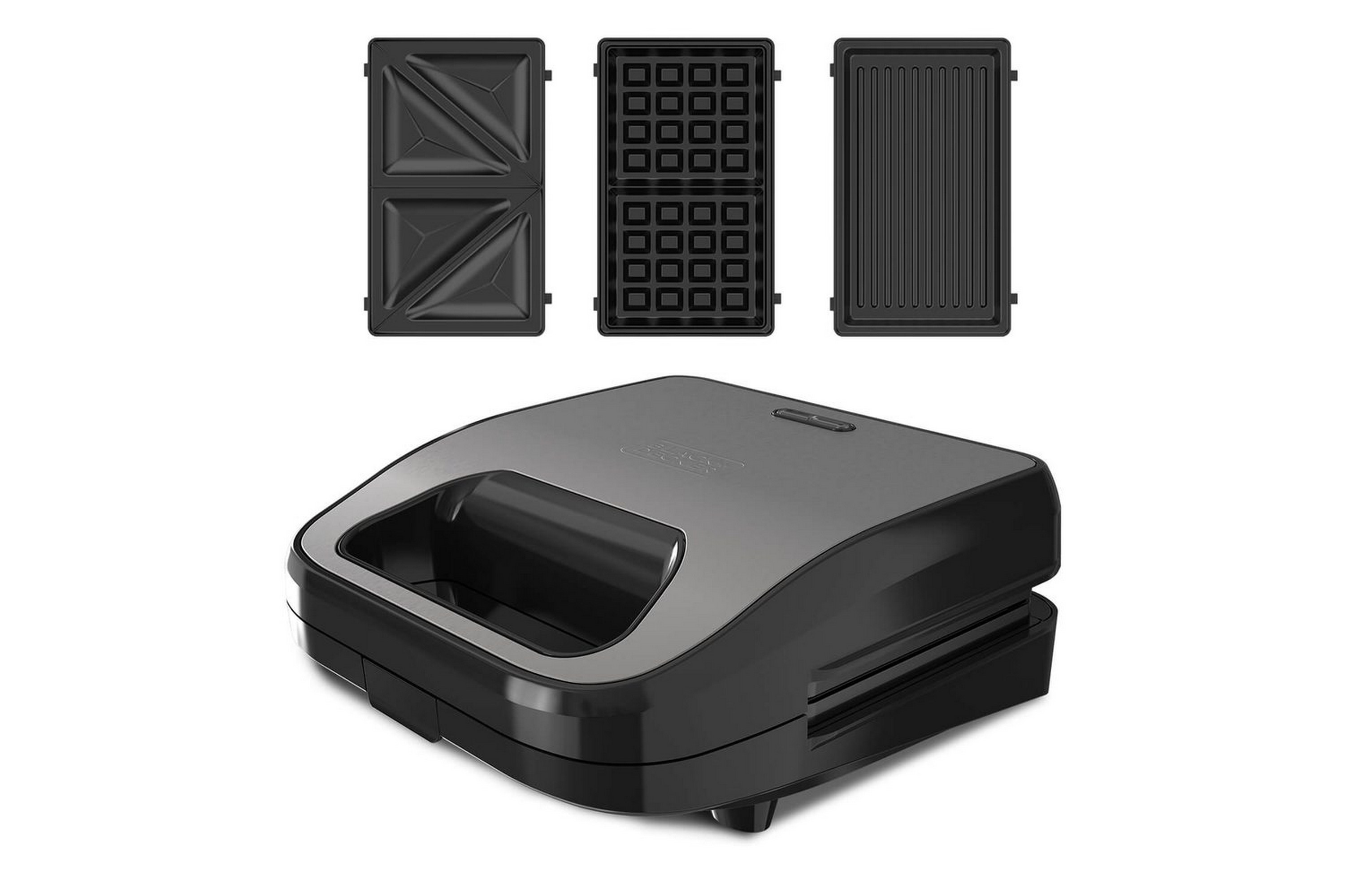 Produktfoto för Black & Decker Smörgåsgrillar Sandwich Maker Grill Sandwich Waffle