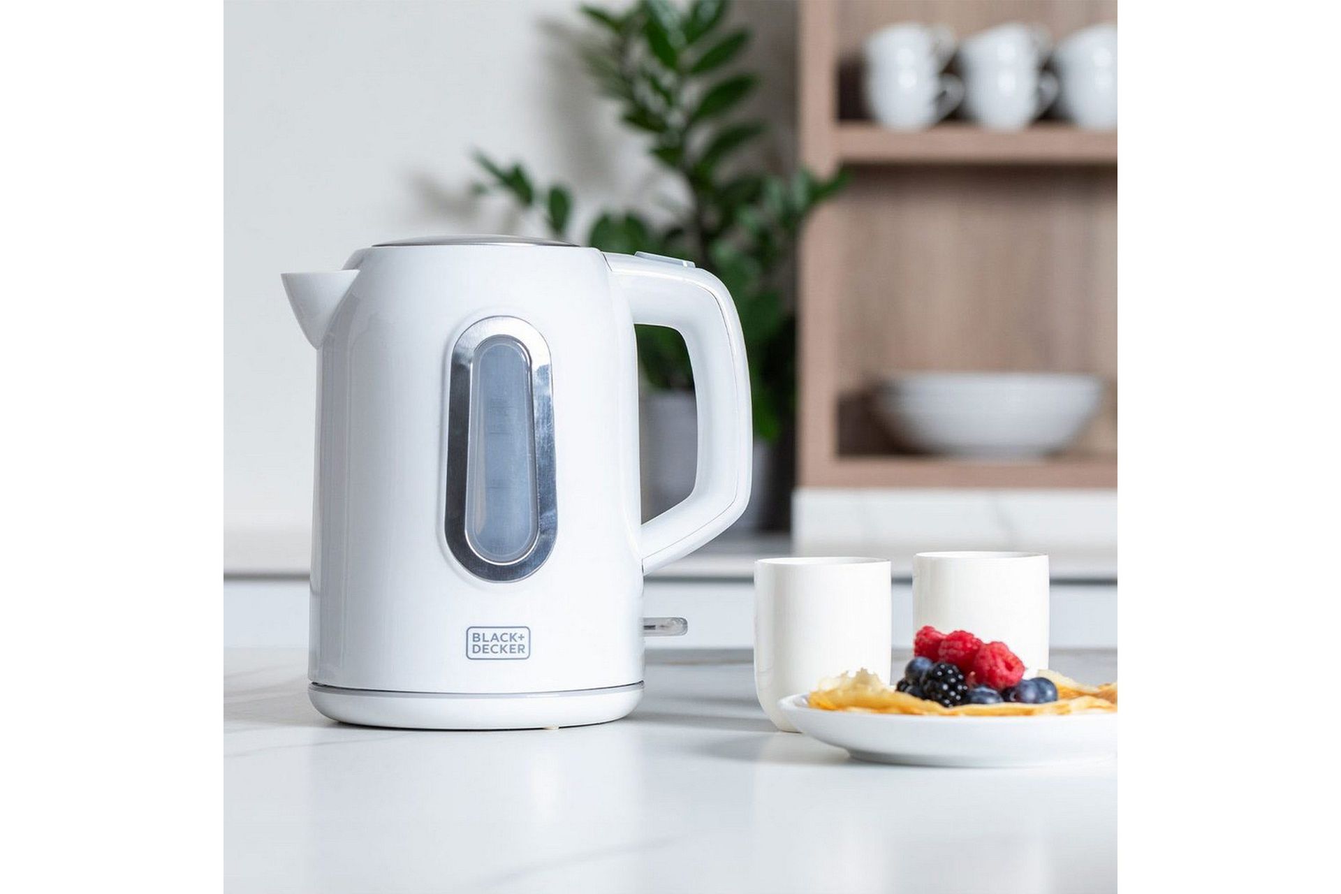 Alternativ bild 1 för Black & Decker Vattenkokare Kettle 1.7L White - Vit - 2200 W