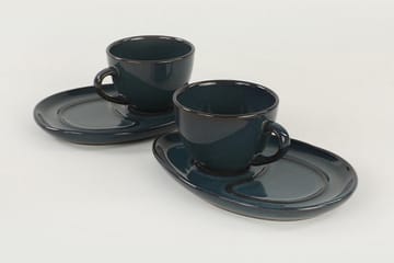 Kaffeservis 4-pack - Mörkblå - Servering & matlagning - Muggar & koppar - Kaffekopp & kaffemugg