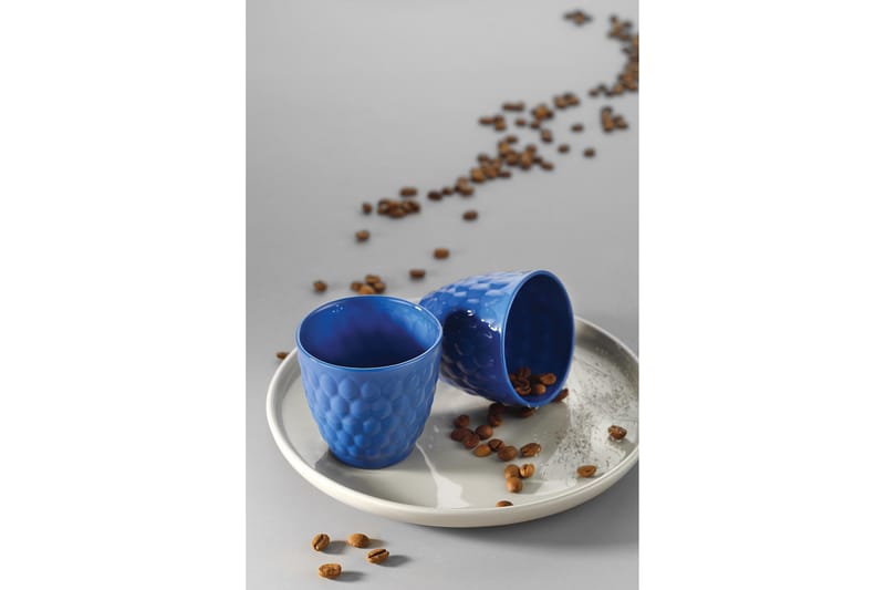 Kaffekopp Mahta 2-delar - Mörkblå - Kaffekopp & kaffemugg - Porslin