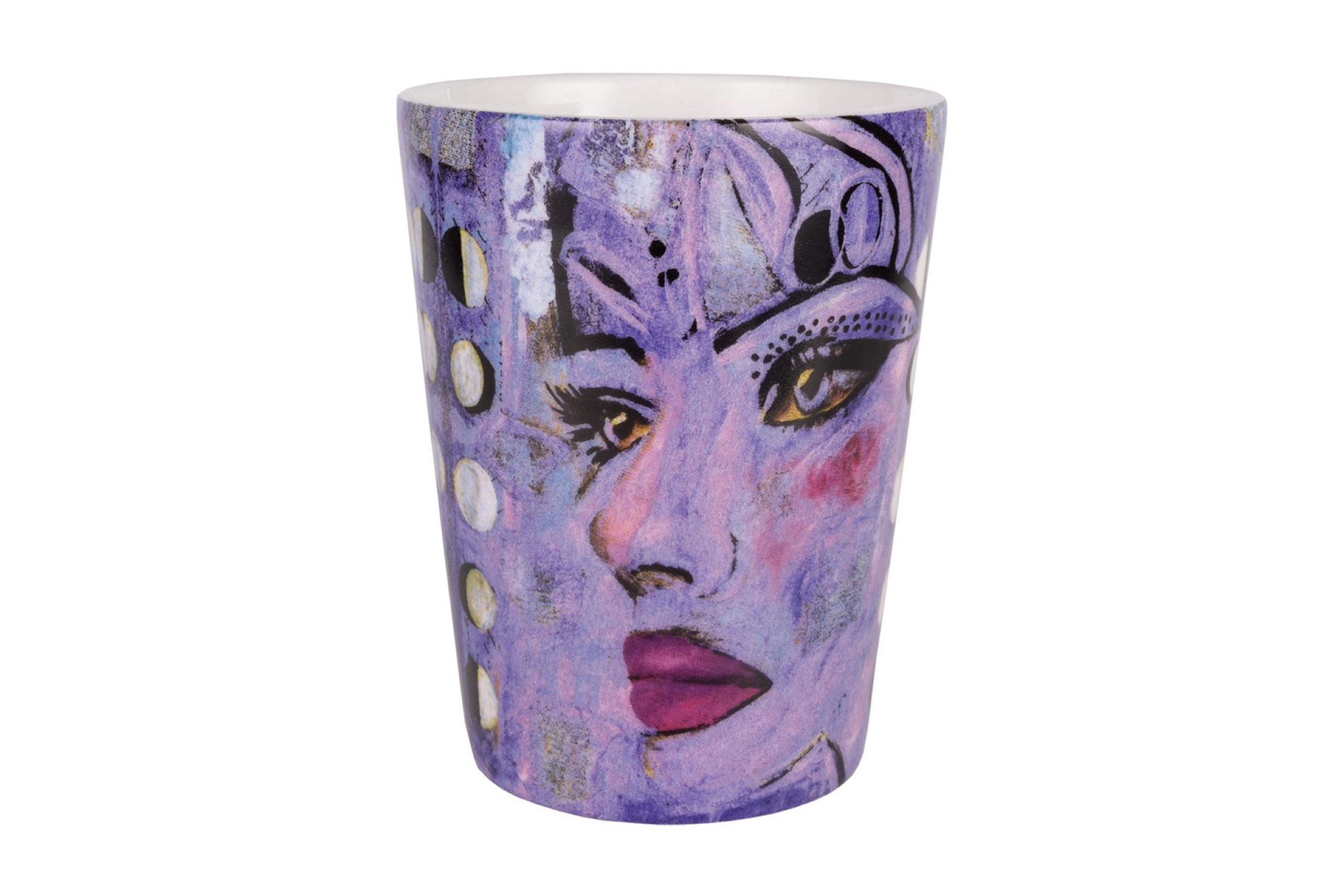 Moonlight Queen Kaffekopp Benporslin 35 cl Lila