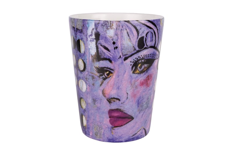 Moonlight Queen Kaffekopp Benporslin 35 cl - Lila - Servering & matlagning - Muggar & koppar - Kaffekopp & kaffemugg