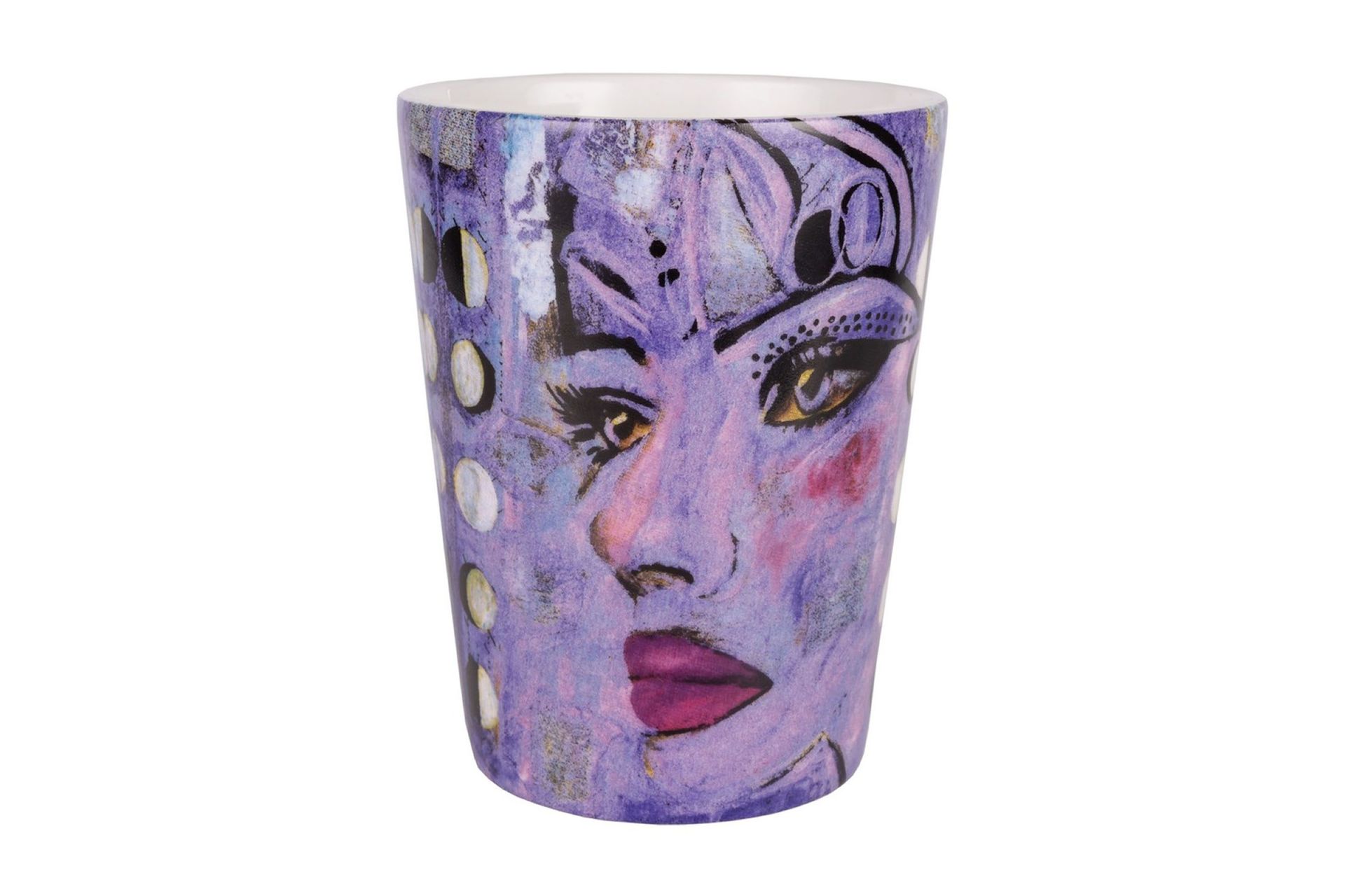 Moonlight Queen Kaffekopp Benporslin 35 cl - Lila