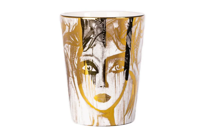 Slice of Life Kaffekopp 35 cl, Guld