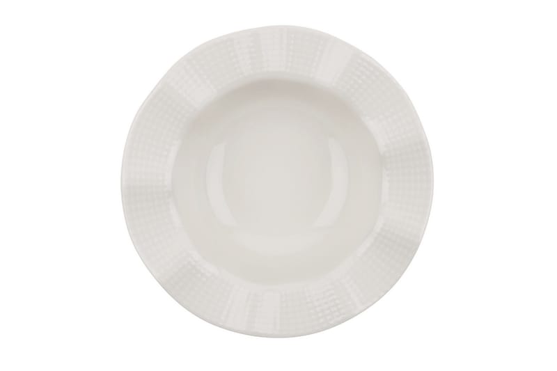 Adine Middagsservis 24 Delar Porslin - Creme - Servering & matlagning - Porslin