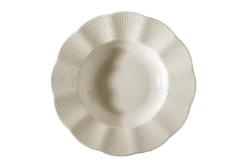 Adine Middagsservis 24 Delar Porslin - Creme - Servering & matlagning - Porslin