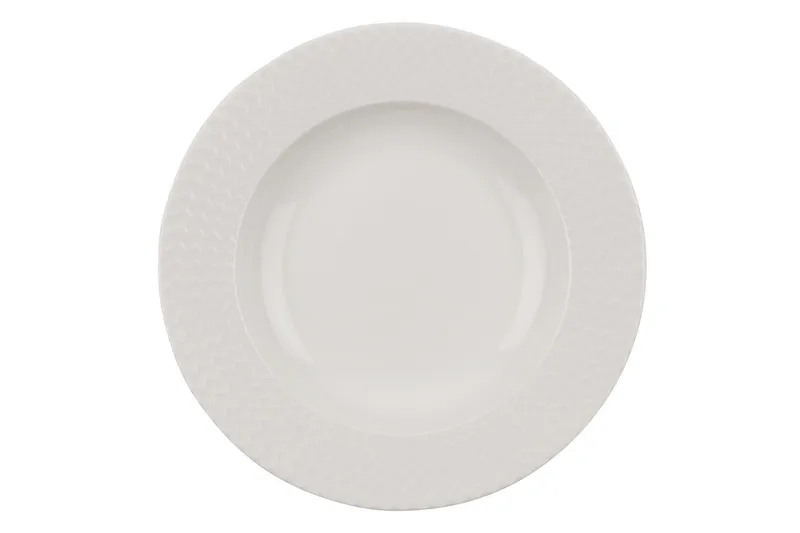 Adine Middagsservis 24 Delar Porslin - Vit - Servering & matlagning - Porslin