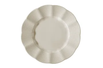 Adine Middagsservis 24 Delar Porslin - Creme - Servering & matlagning - Porslin