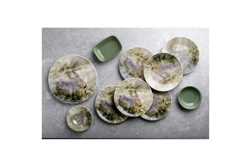 Frukostset (25 delar) Nylar 128 Flerfärgad - Multifärgad - Servering & matlagning - Porslin