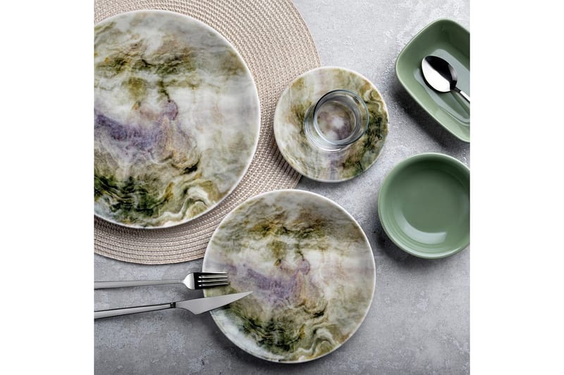 Frukostset (25 delar) Nylar 128 Flerfärgad - Multifärgad - Servering & matlagning - Porslin