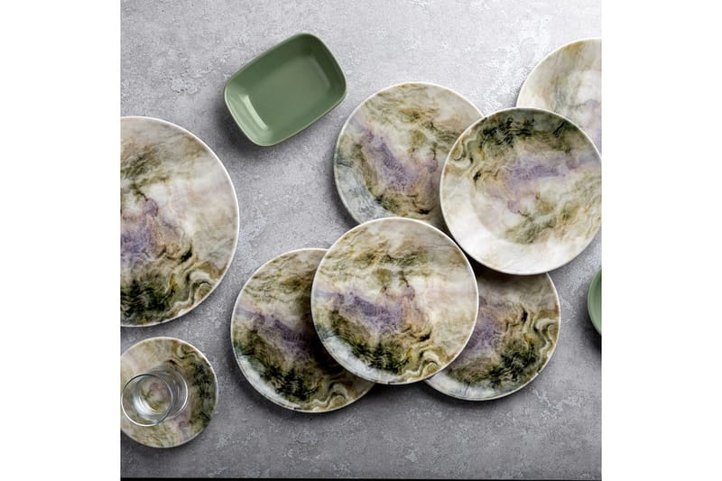 Frukostset (25 delar) Nylar 128 Flerfärgad - Multifärgad - Servering & matlagning - Porslin