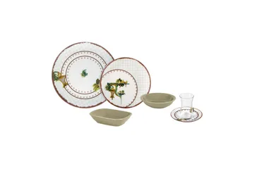 Frukostset (25 delar) Nylar 129 Flerfärgad - Multifärgad - Servering & matlagning - Porslin