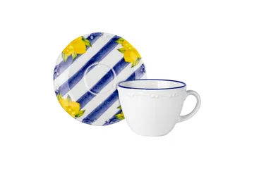 Frukostset (26 delar) Nylar 126 Flerfärgad - Blå - Servering & matlagning - Porslin