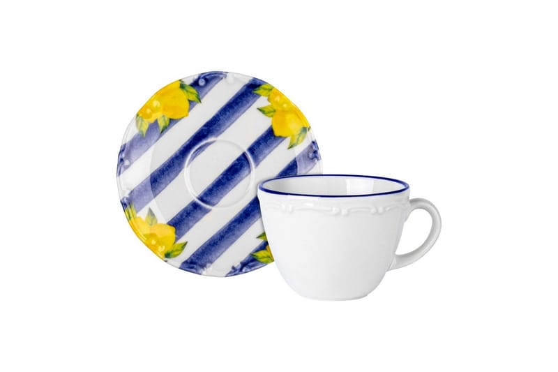 Frukostset (26 delar) Nylar 126 Flerfärgad - Blå - Servering & matlagning - Porslin