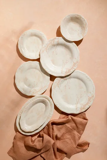 Lornes Servis (27 delar) 33x37x42 cm - flerfärgad - Servering & matlagning - Porslin
