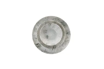 Middagset (12 delar) Wenaeton Vit / Antracit - Vit/Antracit - Servering & matlagning - Porslin