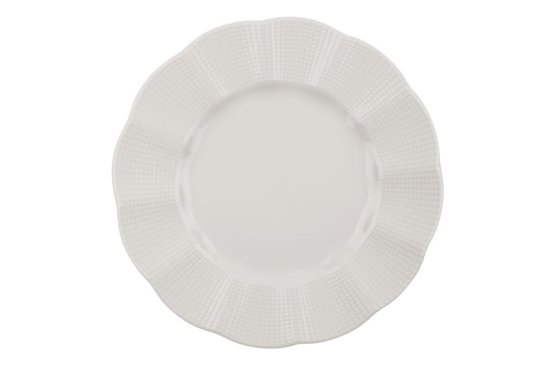 Middagsservis Adine 24 Delar Porslin - Creme - Servering & matlagning - Porslin