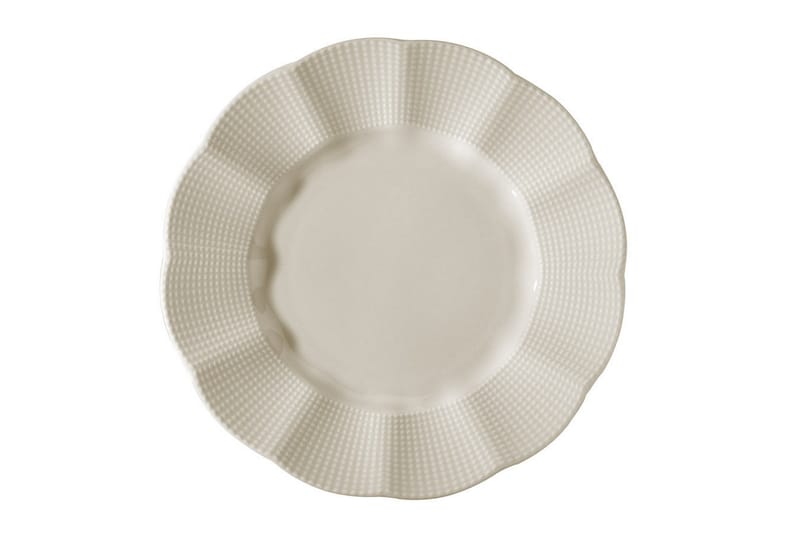 Middagsservis Adine 24 Delar Porslin - Creme - Servering & matlagning - Porslin
