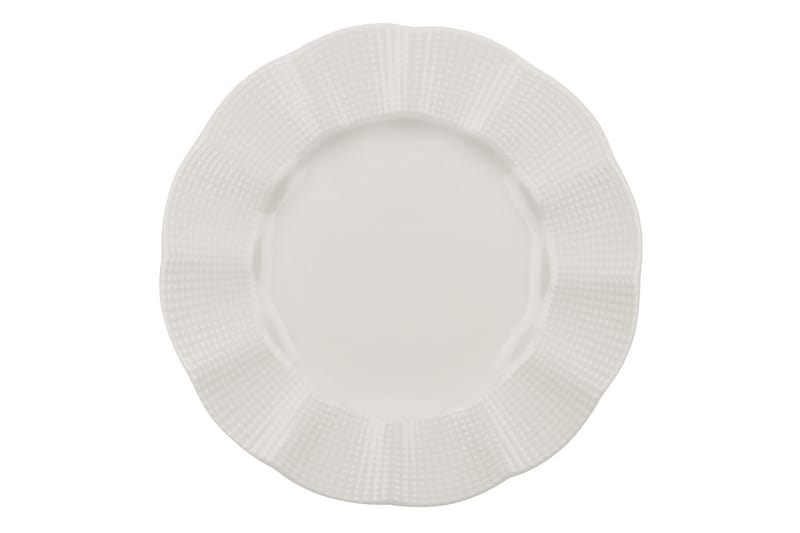 Middagsservis Adine 24 Delar Porslin - Creme - Servering & matlagning - Porslin