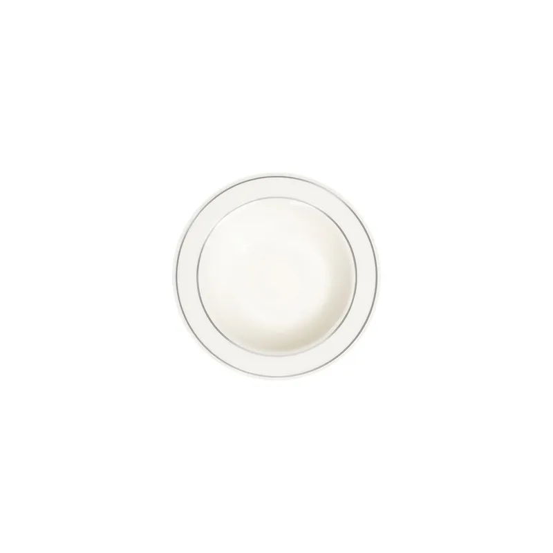 Platin Middagsservis (53 delar) 53x33x36 cm - vit och silver - Servering & matlagning - Porslin