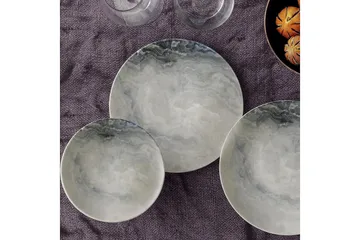 Subatan Tallriksset 24 Delar - Porslin/Flerfärgad - Servering & matlagning - Porslin