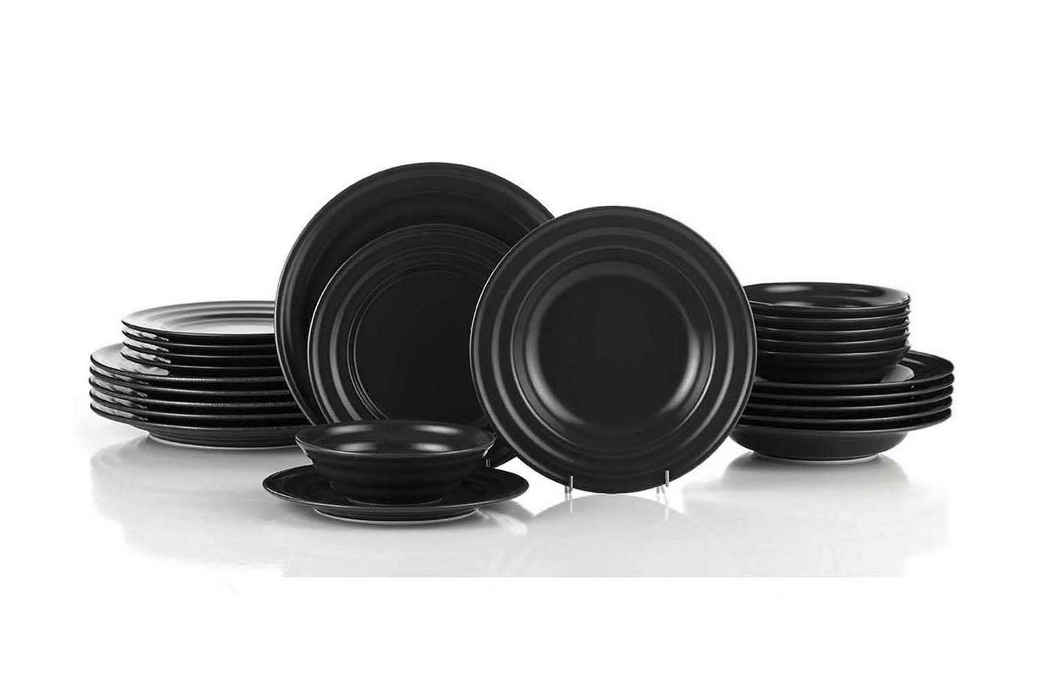 Tallriksset 24-pack Antracit