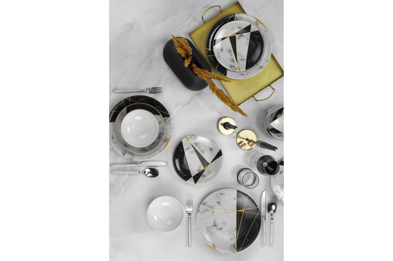 Tallriksset 24-pack - Flerfärgad - Servering & matlagning - Porslin