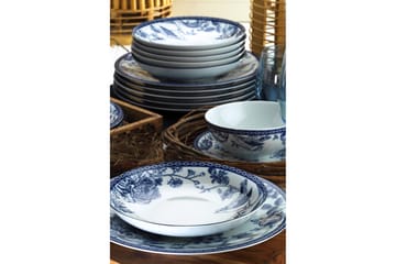 Tallriksset 24-pack - Blå/Vit - Servering & matlagning - Porslin