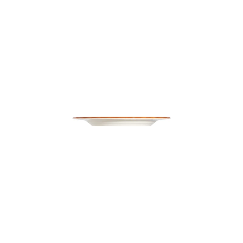 Tyrvik Middagsservis (24 delar) 32x36x41 cm - vit och orange - Servering & matlagning - Porslin