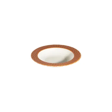 Tyrvik Middagsservis (24 delar) 32x36x41 cm - vit och orange - Servering & matlagning - Porslin