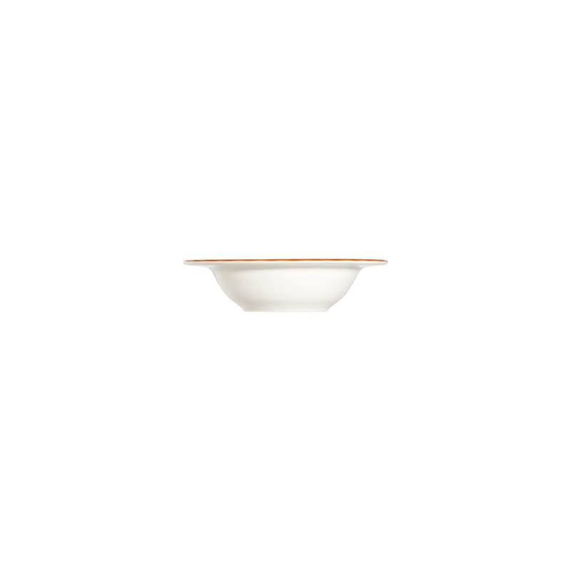 Tyrvik Middagsservis (24 delar) 32x36x41 cm - vit och orange - Servering & matlagning - Porslin
