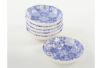 Assietter - Vit/Mörkblå - Servering & matlagning - Tallrikar & skålar - Assiett