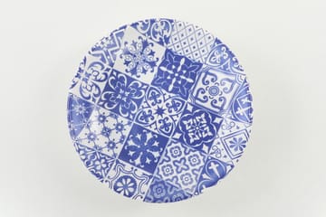 Assietter - Vit/Mörkblå - Servering & matlagning - Tallrikar & skålar - Assiett