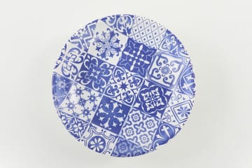 Assietter - Vit/Mörkblå - Servering & matlagning - Tallrikar & skålar - Assiett