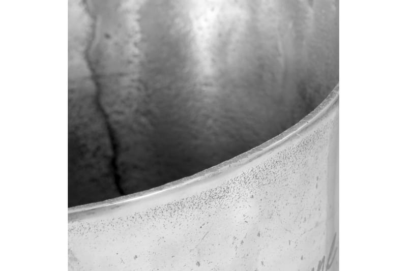 Champagnekylare massiv aluminium 39x29x71 cm silver - Silver - Champangeskål & champangehink