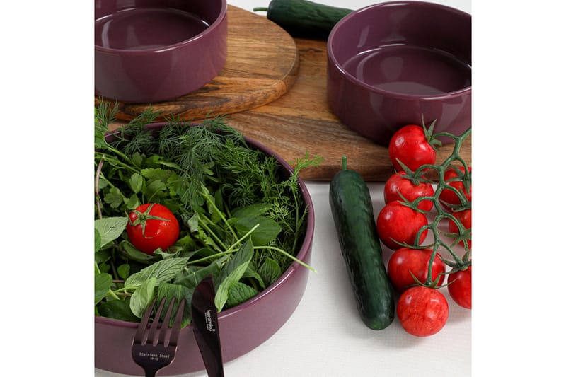 Djup Tallrik Kauslender 14 cm, Lila