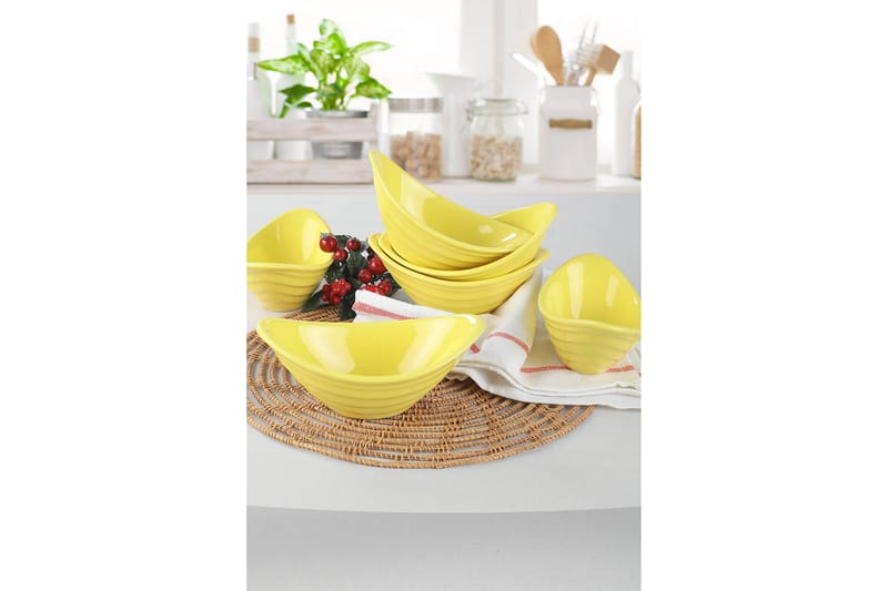 Djup Tallrik Khana 4,1 cm, Gul