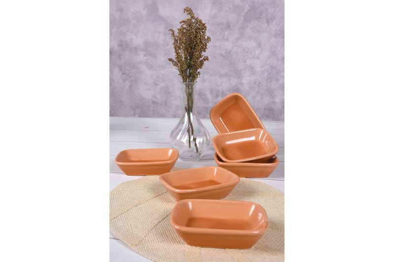 Skålset 6-pack - Orange - Servering & matlagning - Tallrikar & skålar - Djup tallrik