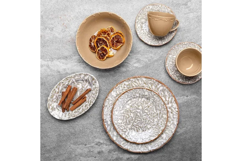 Frukostset (26 delar) Nylar 127 Flerfärgad - Multifärgad - Servering & matlagning - Tallrikar & skålar - Tallrikar set